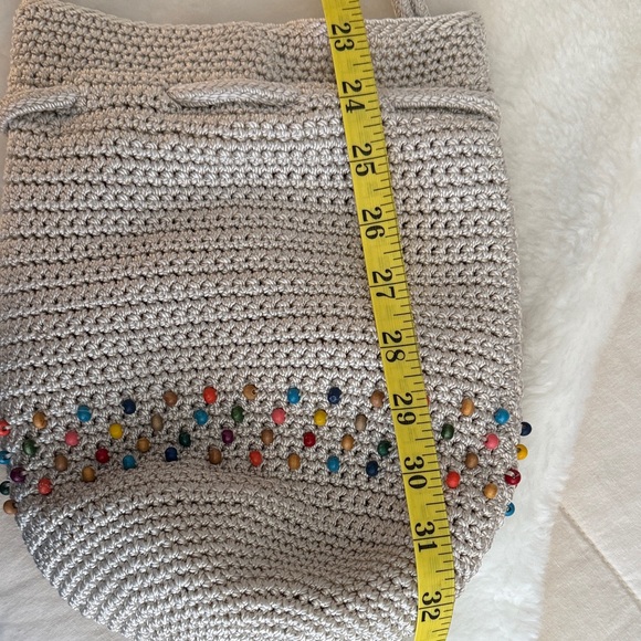 The Sak Sayulita Cream Crochet Crossbody Bag with Multicolor Beading - Picture 11 of 13